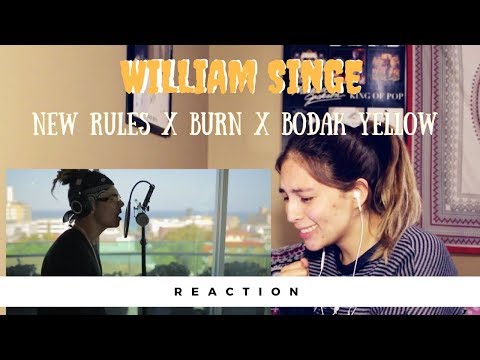 New Rules X Burn X Bodak Yellow - Dua Lipa/Usher/Cardi B (William Singe Cover) REACTION!