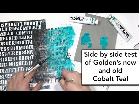 Comparing Golden's new Cobalt Teal side by side to the old Cobalt Teal