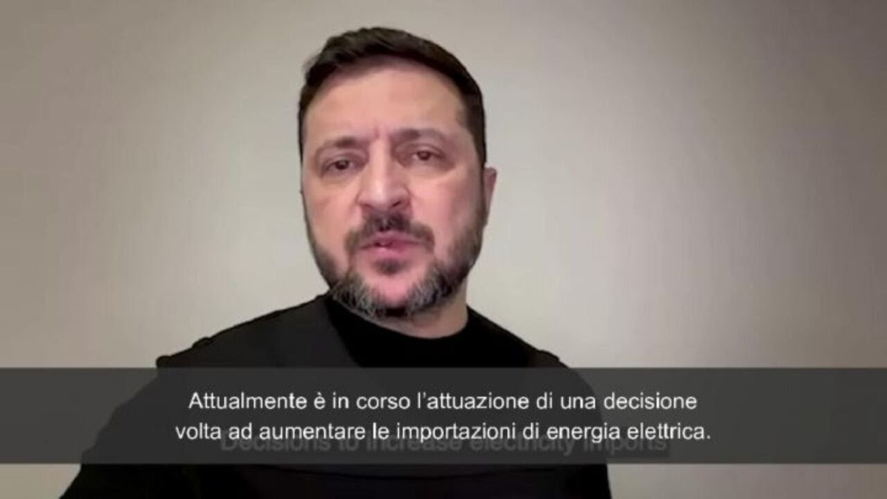 Guerra Ucraina, Zelensky: "Ringraziopartner che ci aiutano a difenderci, inclusa Italia"