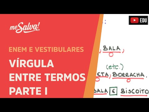 Me Salva! PON01 - Pontuação - Vírgula entre termos (parte 1)