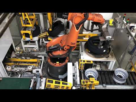 Unsere erste vollautomatische Reifenmontageanlage