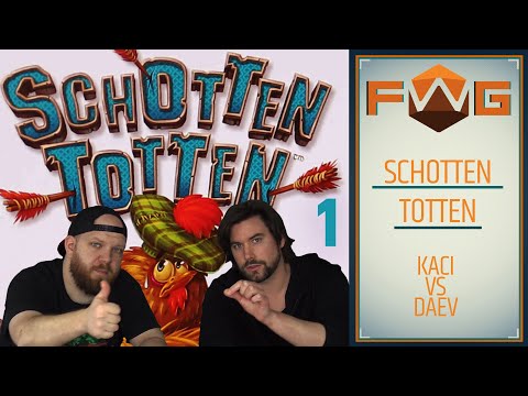 Schotten Totten | Part 1 | Skót póker, kövekkel (Kaci vs daev) - Fun With Geeks