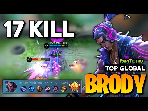Brody Best Build 2023 [ Brody Top 1 Global Build ] Mobile Legends