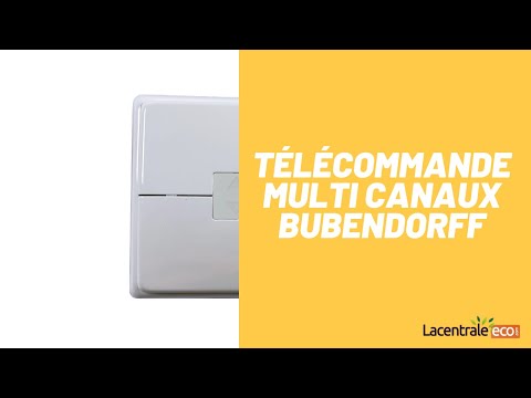 Présentation boitier émetteur mural blanc - Bubendorff