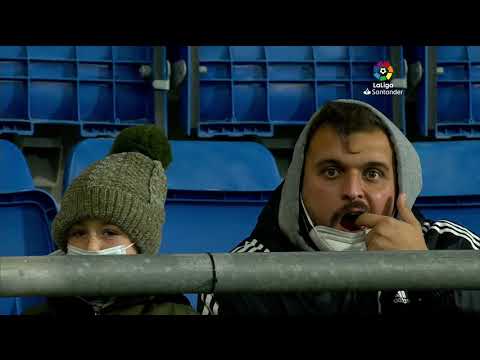 Calentamiento Cádiz CF vs RCD Espanyol de Barcelona