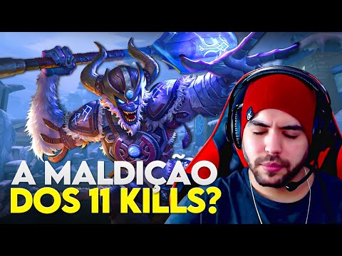 A maldição dos 11 kills CONTINUA? HUN BATZ JUNGLER - ⚡ Smite BR Ranked Conquista