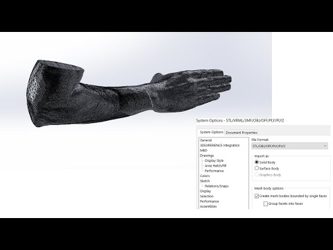 Converting STL | OBJ | PLY file formats to SOLID Part files