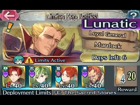 The battle with Limited unit : Vs. Murdock - Lunatic (with F2P units, No SIs and seals)