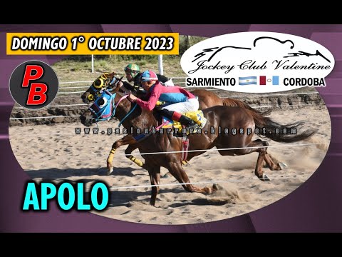 APOLO: JOCKEY CLUB VALENTINE - SARMIENTO, CBA (01-10-2023)
