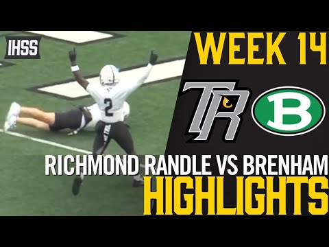 Unbeaten Richmond Randle Triumphs Over Brenham | High School Football Highlights