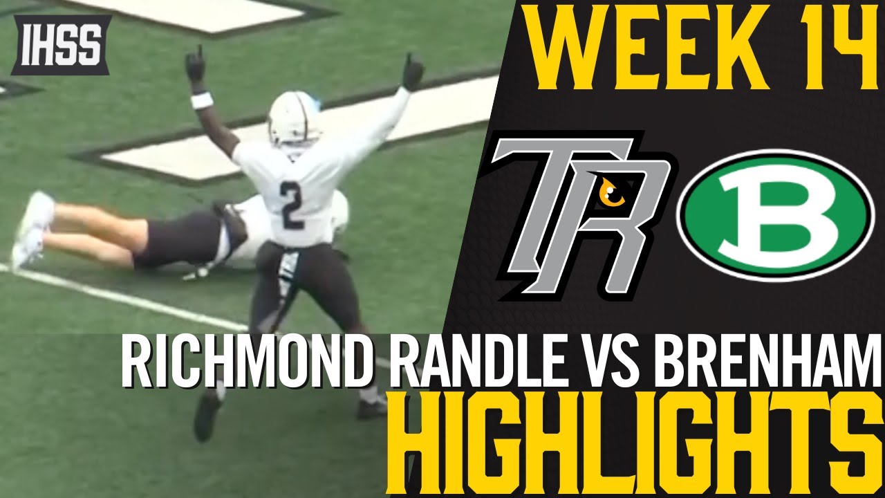 Unbeaten Richmond Randle Triumphs Over Brenham | High School Football Highlights