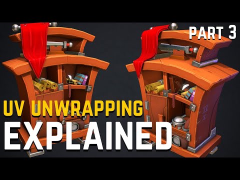 Full 3D Game Asset Workflow Explained - Lowpoly/UV Unwrapping [PART 3]