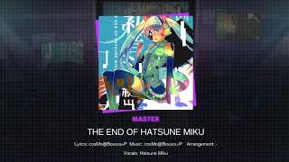 Cover art for The end of hatsune miku