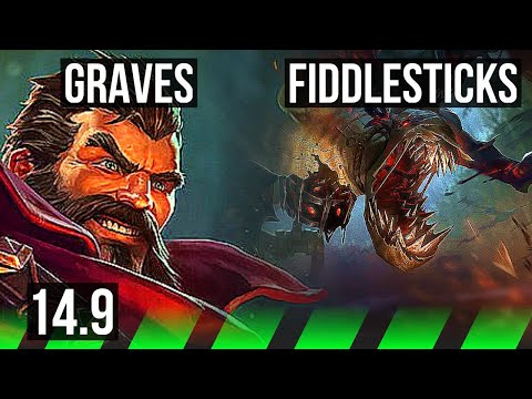 GRAVES vs FIDDLESTICKS (JGL) | 2/2/15, 600+ games | NA Master | 14.9