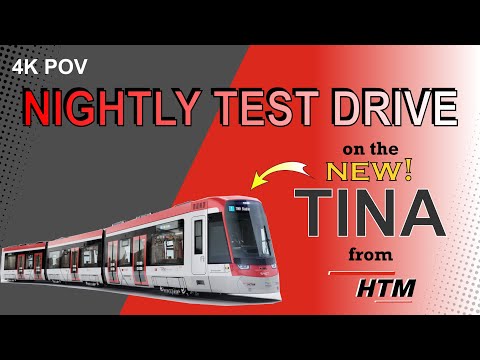 🚋 4K Tram POV | Testing the new HTM TINA from Stadler | First time under 750V!