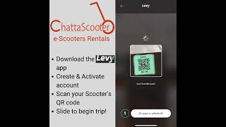 ChattaScooter Unlock/ Lock with Levy App