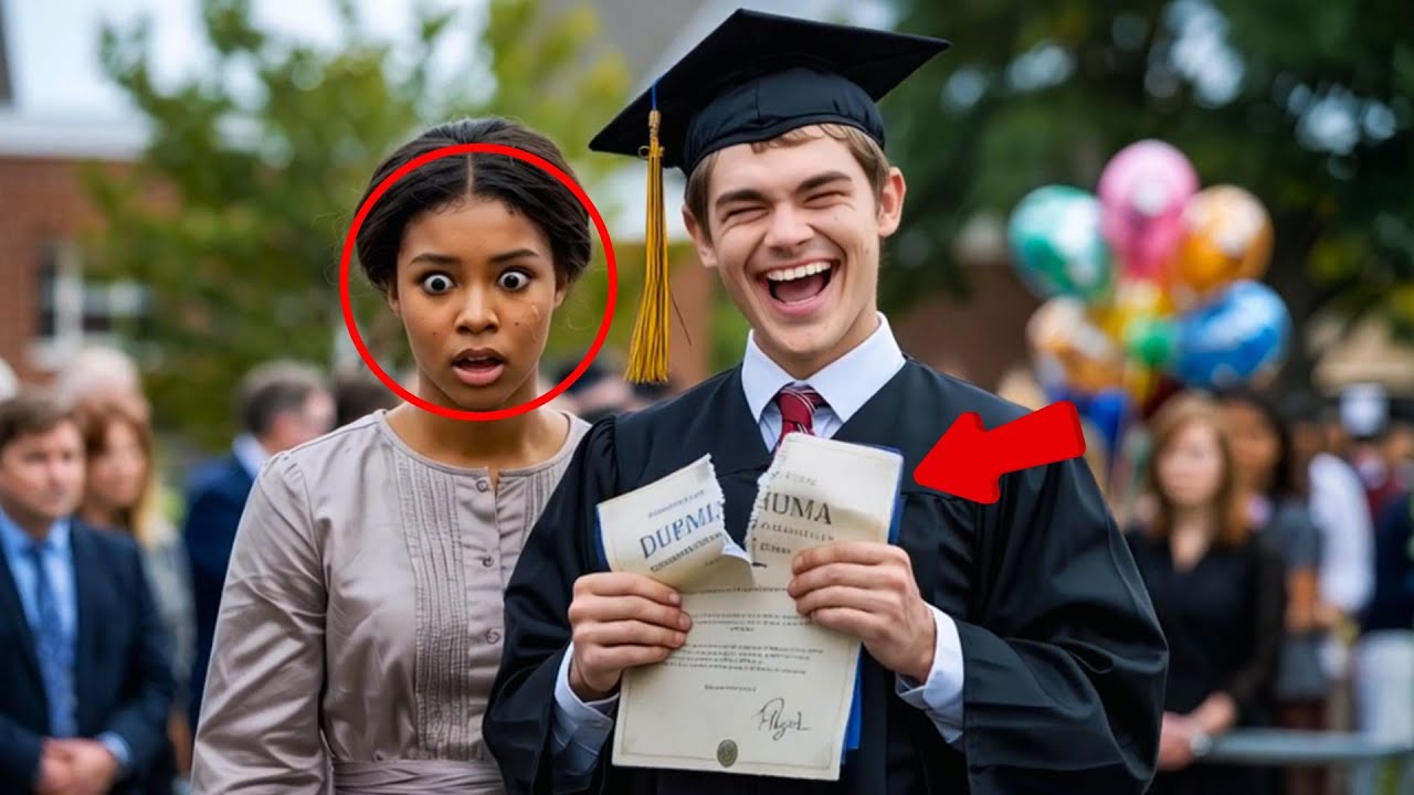 Valentões rasgam diploma da garota negra — segundos depois, ELA os faz pedir perdão...