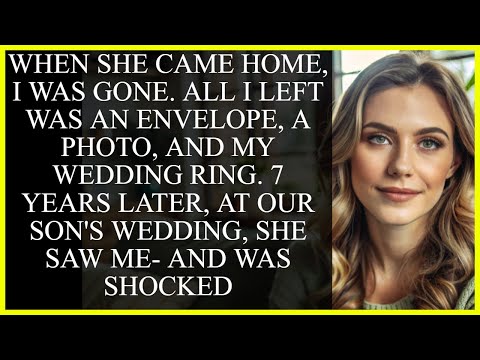WHEN SHE CAME HOME, I WAS GONE. ALL I LEFT WAS AN ENVELOPE, A PHOTO, AND MY WEDDING RING.