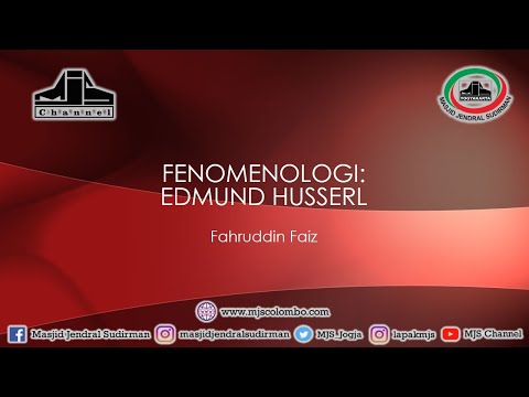 Ngaji Filsafat 35 : Edmund Husserl - Fenomenologi #1