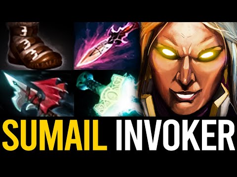 TOP 6 AMERICAS SUMAIL INVOKER CRAZY ITEMS BUILD | Dota 2 Invoker