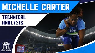 Michelle Carter 20.63m American Record | Technical Analysis