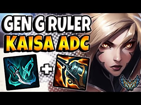 Kaisa vs Ezreal ADC [ Gen G Ruler ] Korea Challenger Patch 12.12 ✅