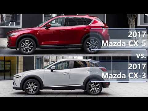 2017 Mazda CX-5 vs 2017 Mazda CX-3 (technical comparison)