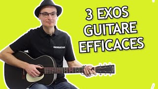 EXOS Guitare SIMPLES pour PROGRESSER! (tuto+tabs)
