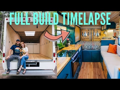 Full Build Timelapse Start to Finish! Chevy Express 3500 Unicell Box Van! #vanlife