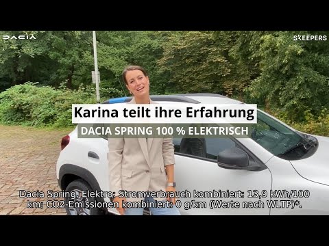 DACIA SPRING | Probefahrt mit Karina | Dacia Deutschland