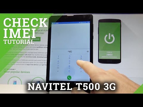 How to Check IMEI in NAVITEL T500 3G - IMEI and Serial Number Info |HardReset.Info