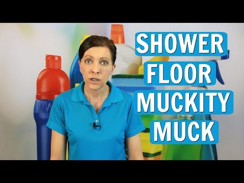 image-How do you deep clean a shower floor?
