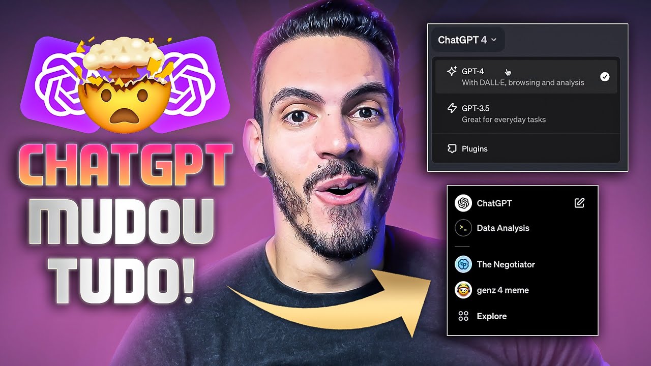 O ChatGPT MUDOU!!! Podemos criar ChatGPTs (Explicado) 🤯