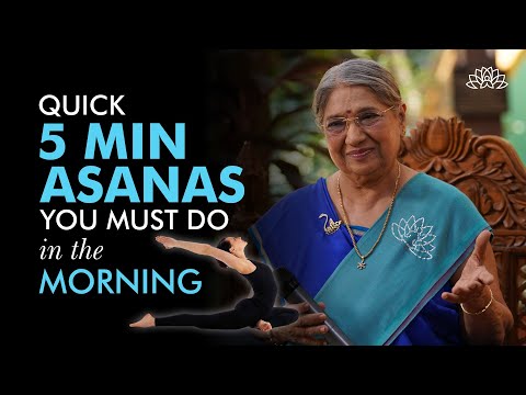 Do These 5 Minute Quick Asanas Series: Yoga EVERY Morning for Healthy Life | Weight Loss Tips