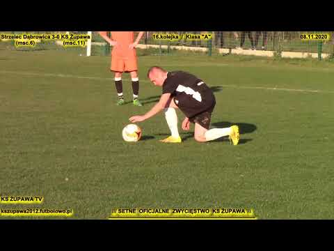Skrót meczu: Strzelec Dąbrowica - KS Żupawa (08.11.2020) Klasa "A"