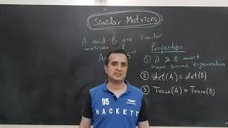 What are Similar Matrices? (Urdu/Hindi)