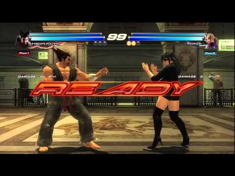 TTT2 Offline VS Battle Paul/Heihachi vs Nina/Paul