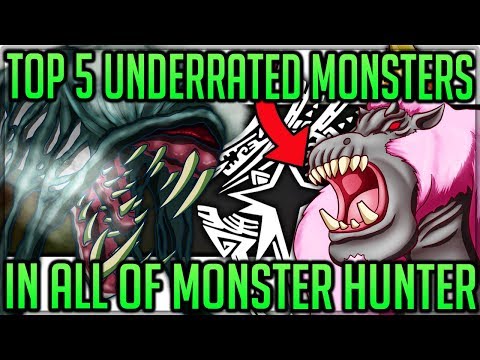 The Top 5 Most Underrated Monsters in All of Monster Hunter! (Discussion/Iceborne Fun) #mhw