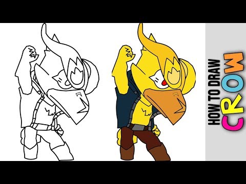 How To Draw Phoenix Crow 😀 Best Legendary Brawler 😀 Brawl Stars Animation 😀 Tips And Tricks 😀