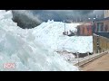 Incredible ICE TSUNAMI Or Just Drifting Ice Amur River Khabarovsk Russia