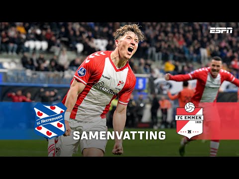 HATTRICK HERO ROMENY belangrijk voor FC EMMEN 🌟 | Samenvatting sc Heerenveen - FC Emmen