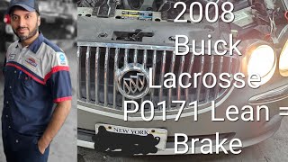 Buick Lacrosse 2008 P0171 Lean Condition = Brake Booster