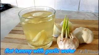Flat Tummy With Garlic Water ( Lose Belly Fat In A Week ) | Recipes By Chef Ricardo