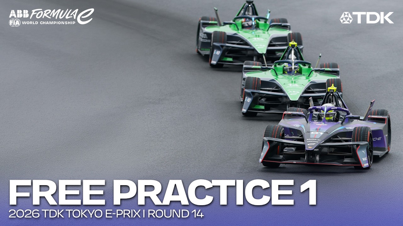 Free Practice 1 | 2026 TDK Tokyo E-Prix Round 14 | Formula E