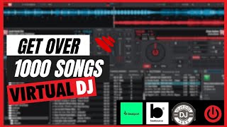 How to Get FREE Music on Virtual DJ 2023 ( virtual DJ tutorials )