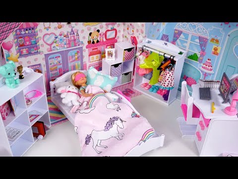 Barbie Chelsea Morning Routine - Lost her first Tooth! New Bedroom