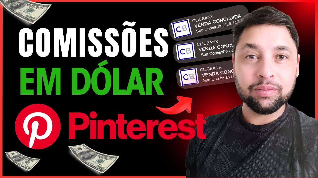 🔴COMO FAZER A PRIMEIRA VENDA EM DÓLAR COMO AFILIADO USANDO O PINTEREST