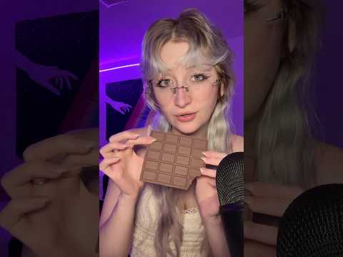 chocolate notebook 🍫  #asmreating #asmr