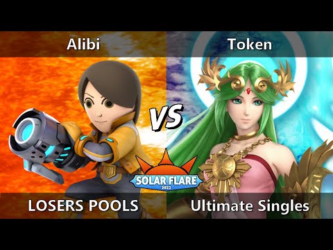 Solar Flare 2022 - Alibi (Mii Gunner) vs Token (Palutena) Pools - Ultimate Singles