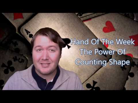 The Power Of Counting Shape - Bridge Hand Of The Week
